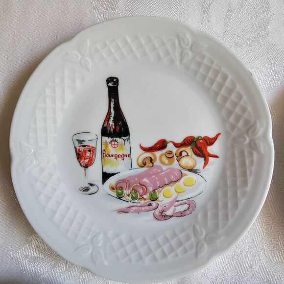 Philippe Deshoulieres DE LIMOGES FRANCE Appetizer Plate x5 5.75 Diameter Plates - Picture 5 of 7